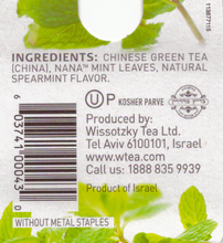 Lade das Bild in den Galerie-Viewer, Wissotzky Grüner Tee Nana