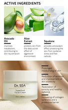 Lade das Bild in den Galerie-Viewer, Dr. Sea Superfood Facial Cream Avocado &amp; Aloe Vera
