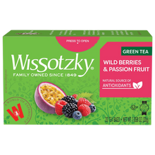 Lade das Bild in den Galerie-Viewer, Wissotzky Grüner Tee mit Waldbeeren und Passionsfrucht
