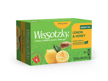 Lade das Bild in den Galerie-Viewer, Wissotzky Grüner Tee mit Lemon (Zitrone) &amp; Honey (Honig)
