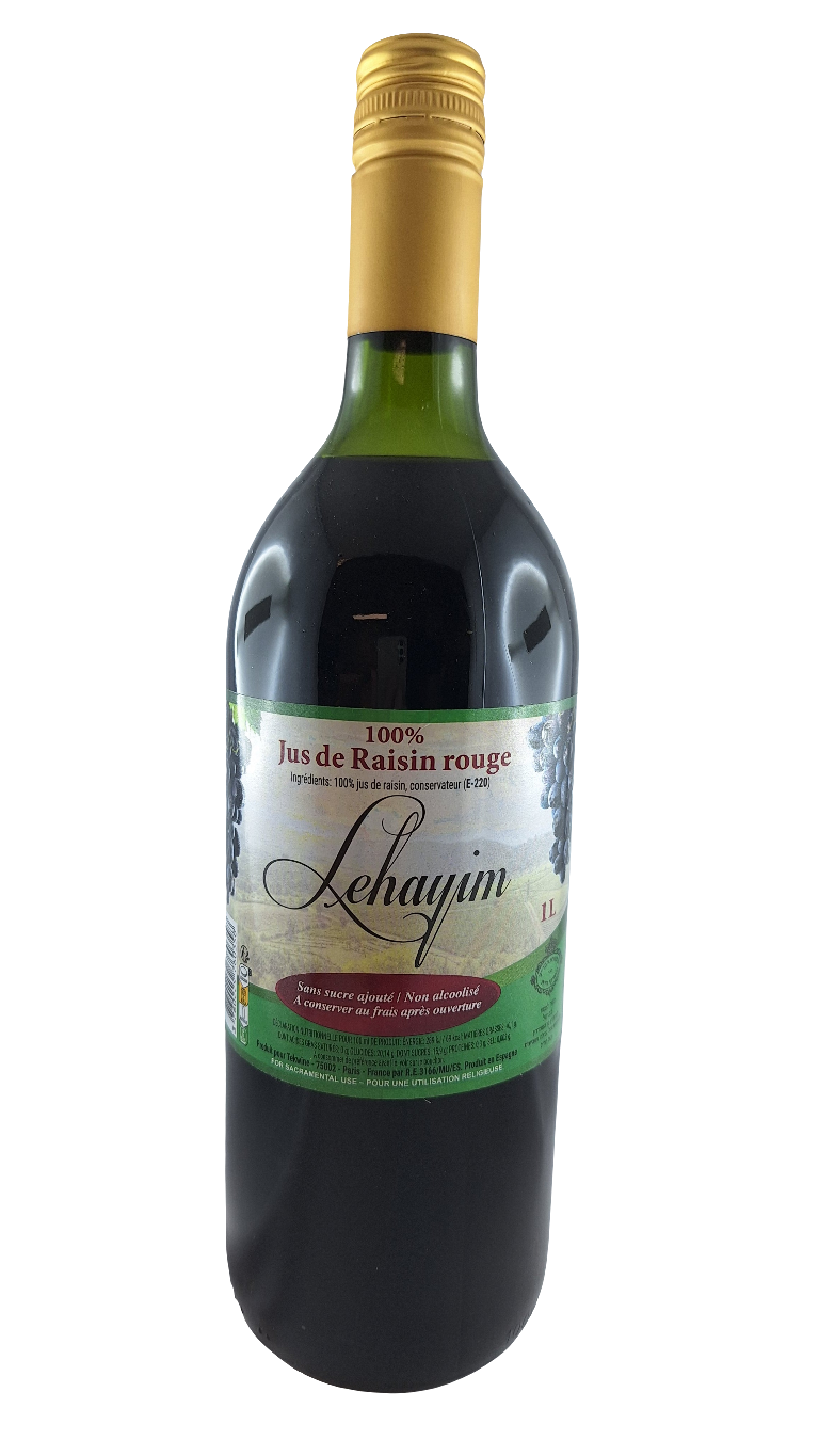 Roter Traubensaft LeHayim (Koscher aus Spanien)