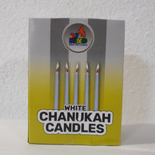 Lade das Bild in den Galerie-Viewer, Channukah Kerzen weiß
