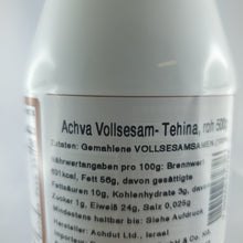 Lade das Bild in den Galerie-Viewer, Achva Whole Tahini, Voll-Sesam
