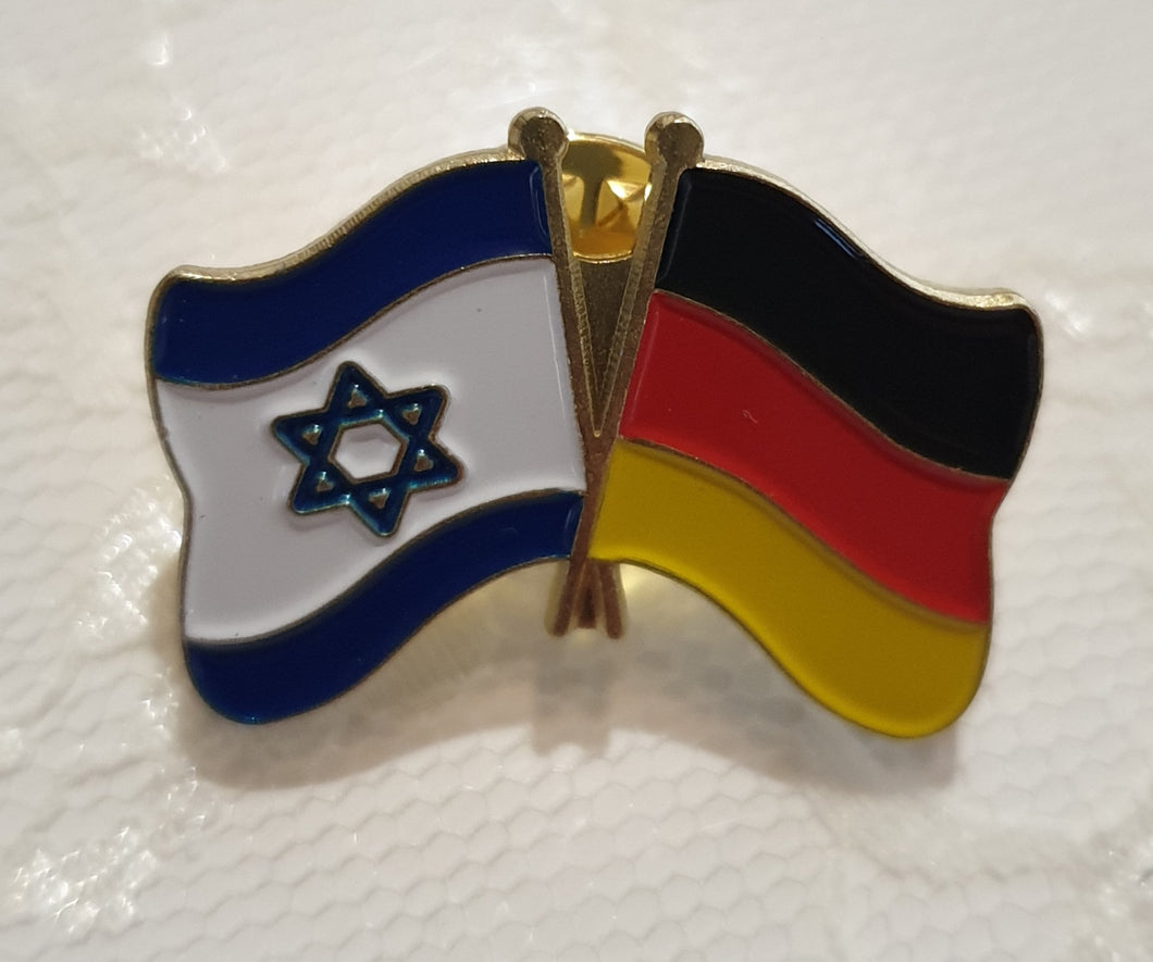 Anstecker Brosche Freundschaftspin Israel Deutschland