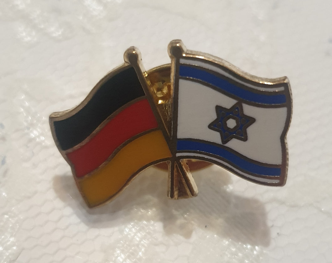 Anstecker Brosche Freundschaftspin Israel Deutschland