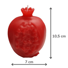 Lade das Bild in den Galerie-Viewer, Kerze Granatapfel Gadol (groß)
